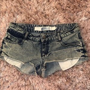 Brandy Melville Jean shorts one size